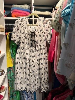 Evi Grintela Jane eyelet dress Simone Rocha vibes